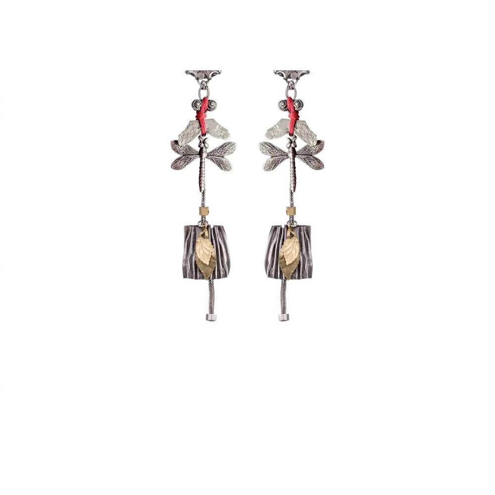 NEW AYALA BAR women's arvaia earrings in metal bloom